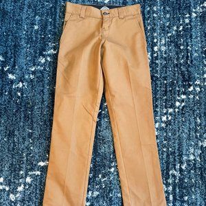 Dickies khaki with patches